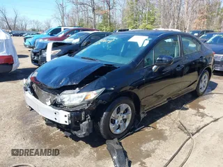 2014 Honda Civic LX z VIN 19XFB2F58EE219578, wystawiony jako IAAI lot #41816048 z przebiegiem 109 611 mil mil oraz . Historia ofert i sprzedaży dostępna na DreamBid. Obrazek 2.
