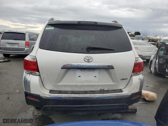 2011 Toyota Highlander Limited with VIN 5TDDK3EH4BS048080, listed as a Copart auction lot 43777645 with 232,754 mi miles and Salvage Title. Bid and sale history available at carsss.com. Image 6.