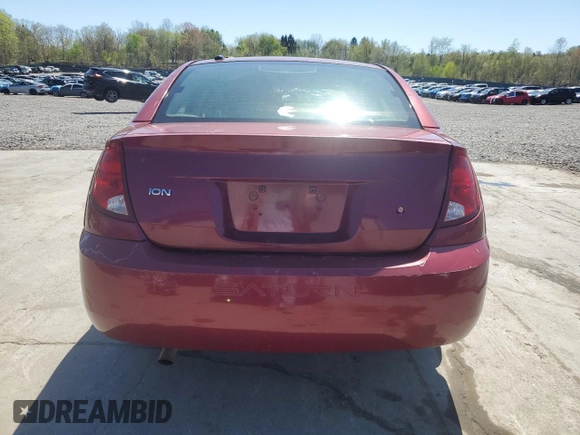 2006 Saturn ION with VIN 1G8AJ55FX6Z107888, listed as a Copart auction lot 54839345 with 208,854 mi miles and Salvage Title. Bid and sale history available at carsss.com. Image 6.