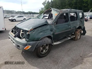 2001 Nissan Xterra XE with VIN 5N1ED28Y31C541085, listed as a Copart auction lot 57450195 with Not provided miles and Salvage title. Bid and sale history available at DreamBid. Image 1.