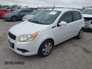 2009 Chevrolet Aveo 1LT with VIN KL1TD66E89B649285, listed as a IAAI auction lot 42127053 with 332,180 mi miles and . Bid and sale history available at DreamBid. Image 2.
