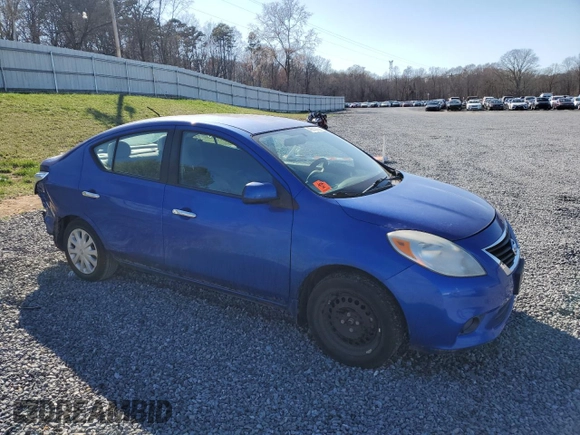 2012 Nissan Versa SV with VIN 3N1CN7AP4CL941139, listed as a Copart auction lot 49215085 with 122,280 mi miles and Salvage Title. Bid and sale history available at carsss.com. Image 4.