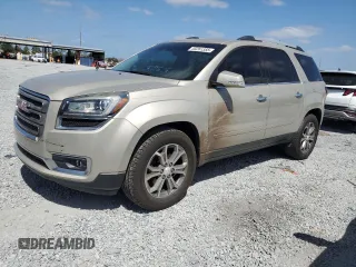 2014 GMC Acadia SLT z VIN 1GKKRRKDXEJ247406, wystawiony jako Copart lot #55261355 z przebiegiem 140 889 mil mil oraz Tytuł czysty. Historia ofert i sprzedaży dostępna na DreamBid. Obrazek 1.