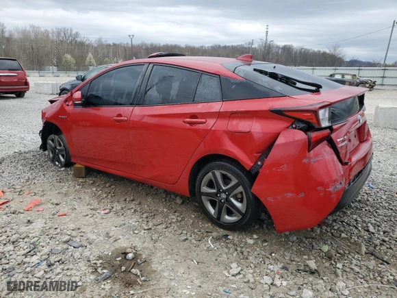 2019 Toyota Prius L Eco with VIN JTDKARFU8K3068844, listed as a Copart auction lot 49662565 with 104,366 mi miles and Salvage Title. Bid and sale history available at carsss.com. Image 2.