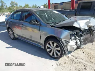 2012 Mitsubishi Lancer GT with VIN JA32U8FW9CU015440, listed as a IAAI auction lot 41321598 with 183,132 mi miles. Bid and sale history available at carsss.com. Image 1.