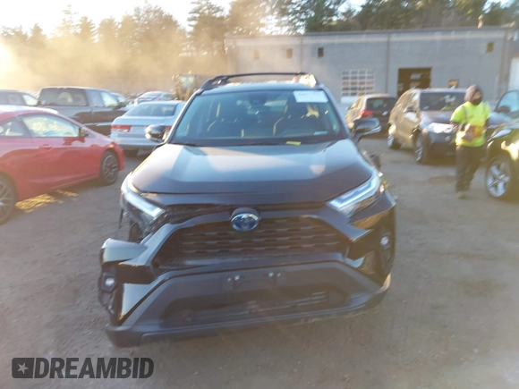 2023 Toyota RAV4 Hybrid XLE with VIN 2T3UWRFV1PW185916, listed as a IAAI auction lot 40877774 with 88,564 mi miles. Bid and sale history available at carsss.com. Image 12.