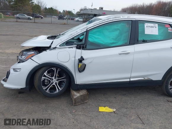 2020 Chevrolet Bolt EV Premier with VIN 1G1FZ6S09L4141462, listed as a IAAI auction lot 41948078 with 48,187 mi miles and . Bid and sale history available at DreamBid. Image 21.