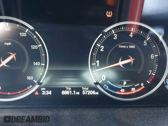 2018 BMW X6 xDrive35i with VIN 5UXKU2C55J0X49585, listed as a IAAI auction lot 41513997 with 57,204 mi miles. Bid and sale history available at carsss.com. Image 16.