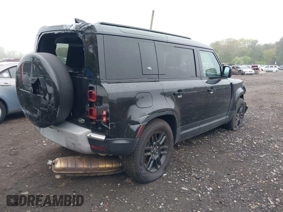 2022 Land Rover Defender SE z VIN SALEPERU2N2088316, wystawiony jako IAAI lot #42151109 z przebiegiem 26 438 mil mil oraz . Historia ofert i sprzedaży dostępna na DreamBid. Obrazek 4.