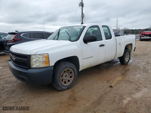 2008 Chevrolet Silverado 1500 Work Truck with VIN 1GCEC19X38Z122250, listed as a Copart auction lot 46554655 with 0 mi miles and Salvage Title. Bid and sale history available at carsss.com. Image 1.