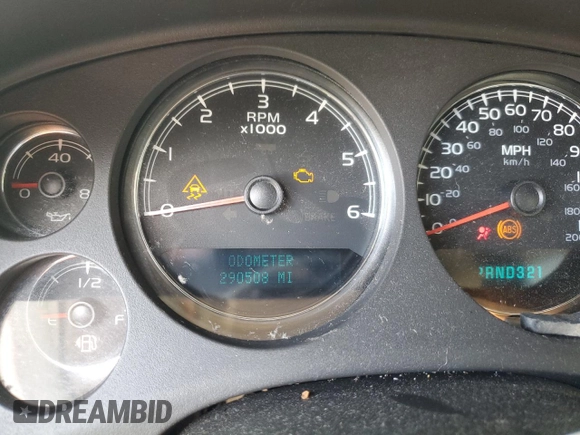 2007 Chevrolet Tahoe LT with VIN 1GNEC13J67R102987, listed as a Copart auction lot 63382645 with 290,508 mi miles and Salvage title. Bid and sale history available at DreamBid. Image 9.