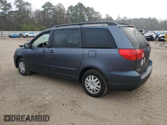2008 Toyota Sienna CE with VIN 5TDZK23CX8S126068, listed as a Copart auction lot 43175475 with 178,453 mi miles and Salvage Title. Bid and sale history available at carsss.com. Image 2.