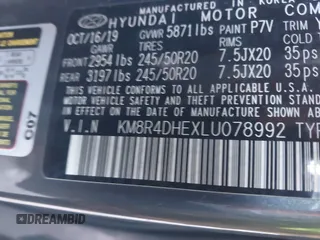 2020 Hyundai Palisade SEL z VIN KM8R4DHEXLU078992, wystawiony jako IAAI lot #41773009 z przebiegiem 69 319 mil mil oraz . Historia ofert i sprzedaży dostępna na DreamBid. Obrazek 9.