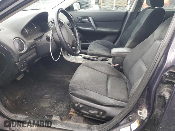 2007 Mazda 6 S Sport VE with VIN 1YVHP82D175M02775, listed as a Copart auction lot 47065925 with 203,500 mi miles and Clean Title. Bid and sale history available at carsss.com. Image 7.