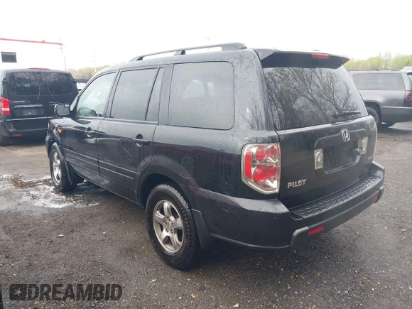 2006 Honda Pilot EX-L with VIN 5FNYF18776B021690, listed as a IAAI auction lot 42016219 with 239,666 mi miles and . Bid and sale history available at DreamBid. Image 3.