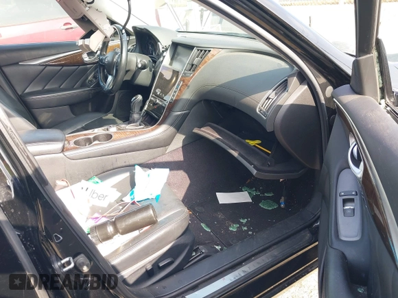 2018 Infiniti Q50 Luxe with VIN JN1EV7AP9JM358741, listed as a IAAI auction lot 42345835 with 101,544 mi miles and . Bid and sale history available at DreamBid. Image 5.