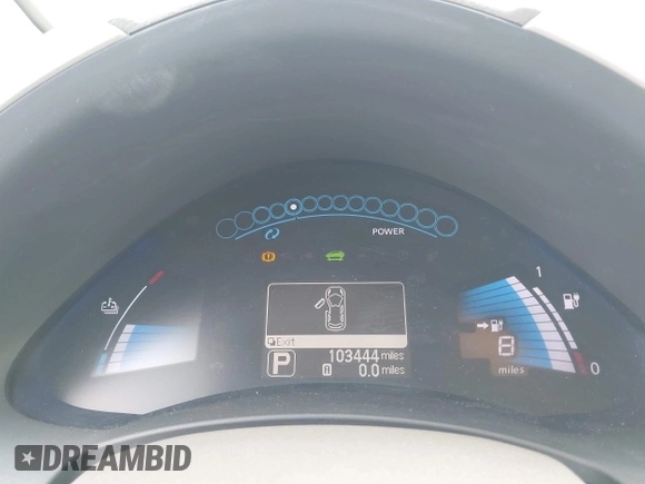 2011 Nissan LEAF SL-e with VIN JN1AZ0CP4BT008934, listed as a IAAI auction lot 42149847 with 103,444 mi miles and . Bid and sale history available at DreamBid. Image 14.