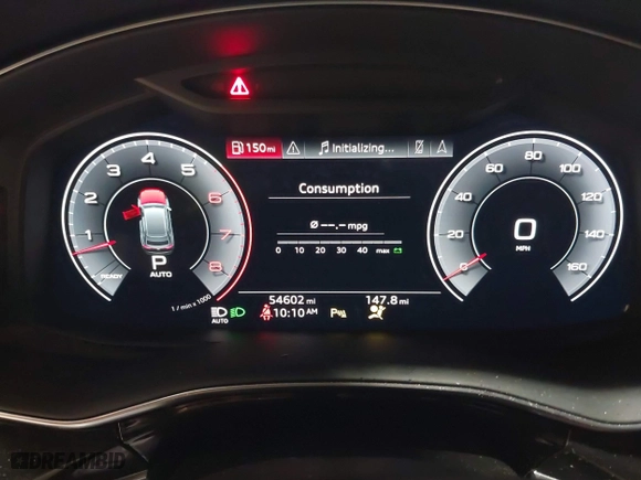 2019 Audi Q8 Premium Plus with VIN WA1EVAF18KD037817, listed as a IAAI auction lot 41922109 with 54,602 mi miles. Bid and sale history available at carsss.com. Image 7.