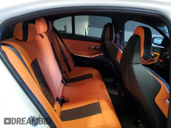 2022 BMW M3 Competition xDrive with VIN WBS43AY03NFM31044, listed as a Copart auction lot 84862834 with 19,417 mi miles and Salvage title. Bid and sale history available at DreamBid. Image 10.