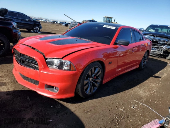 2014 Dodge Charger SRT8 Super Bee with VIN 2C3CDXGJ4EH331244, listed as a Copart auction lot 74016134 with 40,141 mi miles and Non Repairable. Bid and sale history available at carsss.com. Image 1.