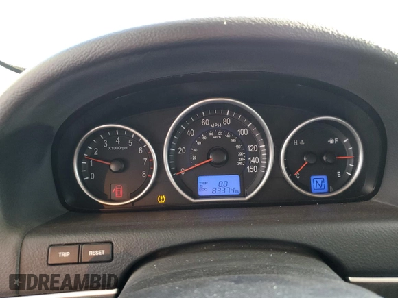 2012 Hyundai Veracruz Limited with VIN KM8NU4CC4CU191289, listed as a Copart auction lot 54613945 with 83,374 mi miles and Salvage title. Bid and sale history available at DreamBid. Image 9.