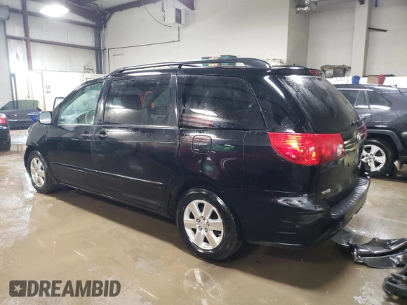 2008 Toyota Sienna XLE with VIN 5TDZK22C78S216036, listed as a Copart auction lot 47835365 with 176,325 mi miles and Salvage Title. Bid and sale history available at carsss.com. Image 2.
