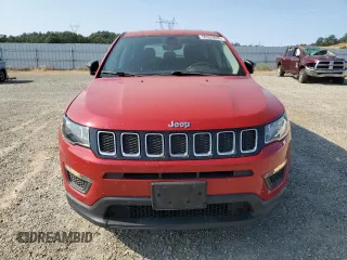2018 Jeep Compass Sport with VIN 3C4NJCAB8JT420484, listed as a Copart auction lot 59335635 with 64,352 mi miles and Salvage title. Bid and sale history available at DreamBid. Image 5.