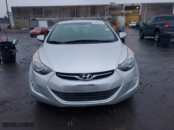 2013 Hyundai Elantra GLS with VIN 5NPDH4AE6DH334313, listed as a Copart auction lot 84493054 with 98,471 mi miles and Salvage Title. Bid and sale history available at carsss.com. Image 5.