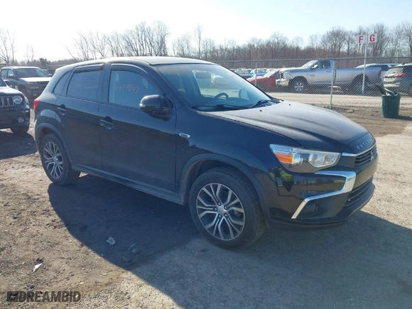 2017 Mitsubishi Outlander Sport ES 2.0 with VIN JA4AP3AU0HZ067654, listed as a IAAI auction lot 41772017 with 94,250 mi miles. Bid and sale history available at carsss.com. Image 1.