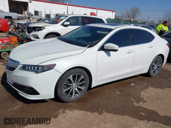 2016 Acura TLX Tech with VIN 19UUB1F54GA013361, listed as a IAAI auction lot 42054995 with 96,683 mi miles. Bid and sale history available at carsss.com. Image 17.