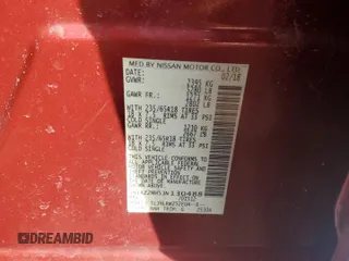 2018 Nissan Murano SL with VIN 5N1AZ2MH5JN130488, listed as a Copart auction lot 48911695 with 133,871 mi miles and Salvage Title. Bid and sale history available at DreamBid. Image 12.
