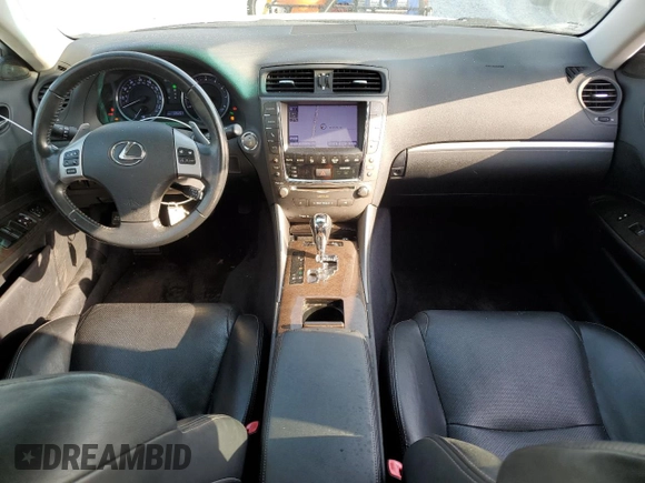 2013 Lexus IS 250 with VIN JTHCF5C29D5063028, listed as a Copart auction lot 49708045 with 126,351 mi miles and Salvage title. Bid and sale history available at DreamBid. Image 8.