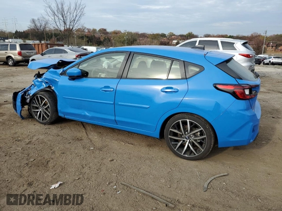 2024 Subaru Impreza Sport with VIN JF1GUAFC9R8234443, listed as a Copart auction lot 81351194 with 7,694 mi miles and Salvage Title. Bid and sale history available at carsss.com. Image 2.