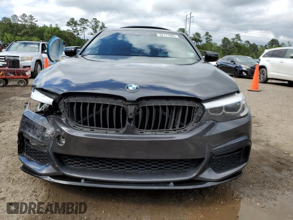 2019 BMW 5 Series 530i with VIN WBAJA5C53KWW30663, listed as a Copart auction lot 52177985 with 116,233 mi miles and Salvage Title. Bid and sale history available at carsss.com. Image 5.