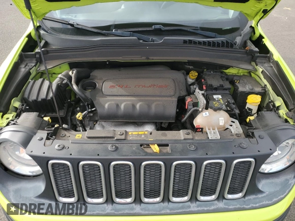 2018 Jeep Renegade Sport with VIN ZACCJAAB0JPG92224, listed as a Copart auction lot 43447115 with 46,089 mi miles and Salvage Title. Bid and sale history available at DreamBid. Image 12.