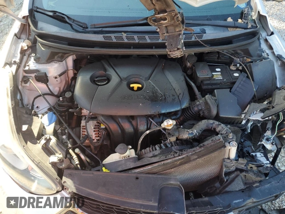 2014 Hyundai Elantra Coupe with VIN KMHDH6AH4EU026680, listed as a Copart auction lot 77350814 with 104,828 mi miles and Salvage Title. Bid and sale history available at carsss.com. Image 13.
