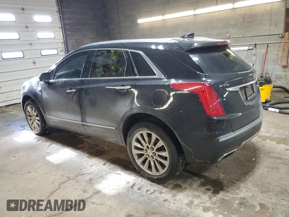 2017 Cadillac XT5 Platinum AWD with VIN 1GYKNFRS2HZ127285, listed as a Copart auction lot 83945154 with 93,191 mi miles and Salvage Title. Bid and sale history available at carsss.com. Image 2.