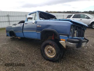 1991 Dodge D/W 250 with VIN 1B7KM26C9MS309339, listed as a Copart auction lot 85757714 with 206,828 mi miles and Salvage Title. Bid and sale history available at carsss.com. Image 4.
