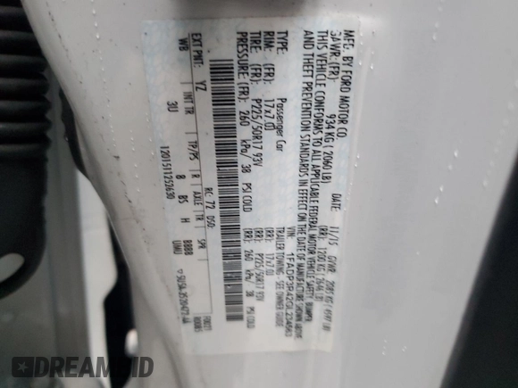 2016 Ford Focus Electric z VIN 1FADP3R42GL234563, wystawiony jako Copart lot #43955695 z przebiegiem 66 636 mil mil oraz Szkoda całkowita • Salvage title. Historia ofert i sprzedaży dostępna na DreamBid. Obrazek 14.