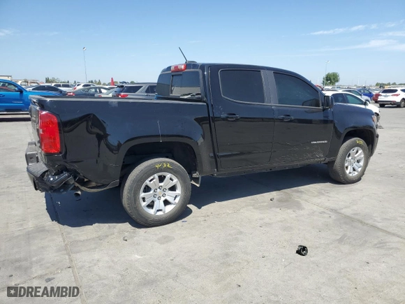 2022 Chevrolet Colorado 2WD LT with VIN 1GCGSCEA5N1288868, listed as a Copart auction lot 64191574 with 57,947 mi miles and Salvage Title. Bid and sale history available at carsss.com. Image 3.