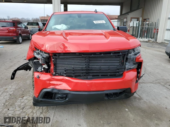 2019 Chevrolet Silverado 1500 RST with VIN 1GCRYEED5KZ230298, listed as a Copart auction lot 82813134 with 57,280 mi miles and Salvage Title. Bid and sale history available at DreamBid. Image 5.