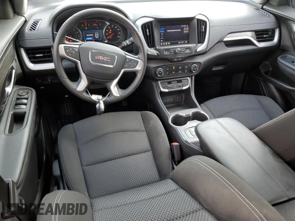 2024 GMC Terrain SLE with VIN 3GKALMEG1RL268701, listed as a Copart auction lot 55166565 with 9,849 mi miles and Salvage title. Bid and sale history available at DreamBid. Image 8.