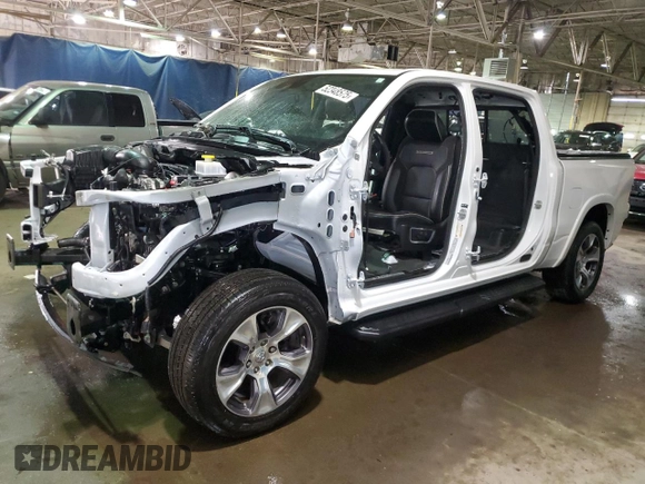 2022 Ram 1500 Laramie with VIN 1C6SRFJT7NN365951, listed as a Copart auction lot 52348575 with Not provided miles and Non repairable. Bid and sale history available at DreamBid. Image 1.