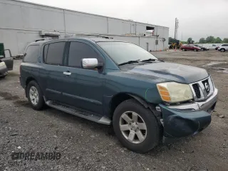 2004 Nissan Armada LE z VIN 5N1AA08B74N736414, wystawiony jako Copart lot #55215295 z przebiegiem 192 715 mil mil oraz Czysty tytuł • Clean title. Historia ofert i sprzedaży dostępna na DreamBid. Obrazek 4.