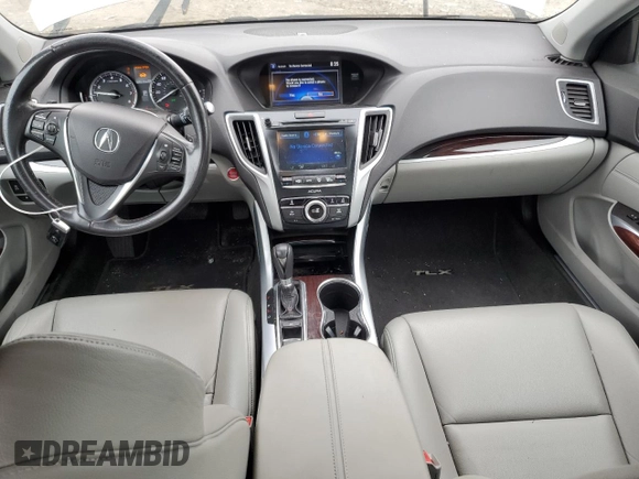 2017 Acura TLX with VIN 19UUB1F38HA008423, listed as a Copart auction lot 52849515 with 136,263 mi miles and Salvage title. Bid and sale history available at DreamBid. Image 8.