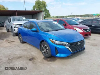 2024 Nissan Sentra SV with VIN 3N1AB8CV8RY280003, listed as a IAAI auction lot 40634571 with 3,371 mi miles and . Bid and sale history available at DreamBid. Image 1.