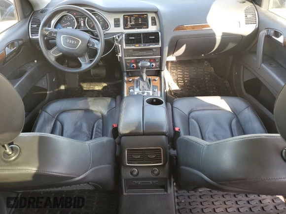 2014 Audi Q7 Premium Plus with VIN WA1LGAFE3ED002322, listed as a Copart auction lot 61565425 with 146,166 mi miles and Salvage title. Bid and sale history available at DreamBid. Image 8.