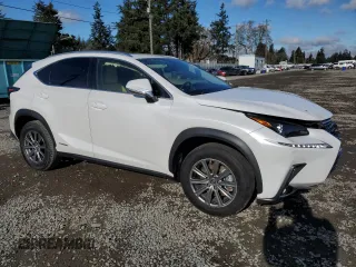2021 Lexus NX with VIN JTJDJRDZXM2166755, listed as a Copart auction lot 44252825 with 57,518 mi miles and Salvage Title. Bid and sale history available at carsss.com. Image 4.