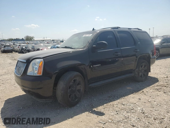 2007 GMC Yukon SLE z VIN 1GKFK13087J321959, wystawiony jako Copart lot #48237705 z przebiegiem 236 802 mil mil oraz Czysty tytuł • Clean title. Historia ofert i sprzedaży dostępna na DreamBid. Obrazek 1.