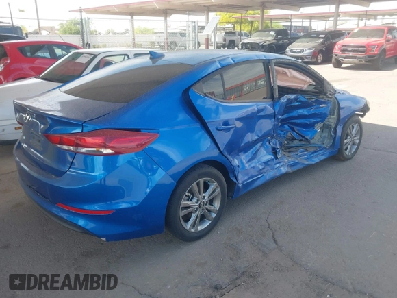 2018 Hyundai Elantra SEL with VIN 5NPD84LF9JH380476, listed as a IAAI auction lot 42032354 with 60,289 mi miles. Bid and sale history available at carsss.com. Image 4.